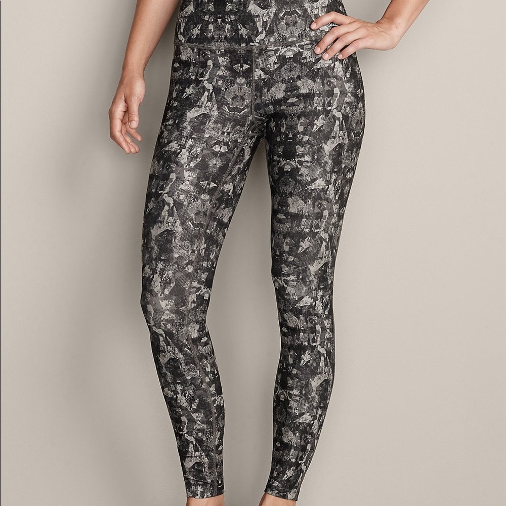 Eddie Bauer Gray Leggings Large